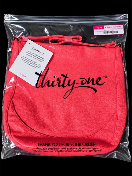 Handbags - Thirty-One Midway Hobo Vagabond Midway Bag in Calypso Coral Pebble